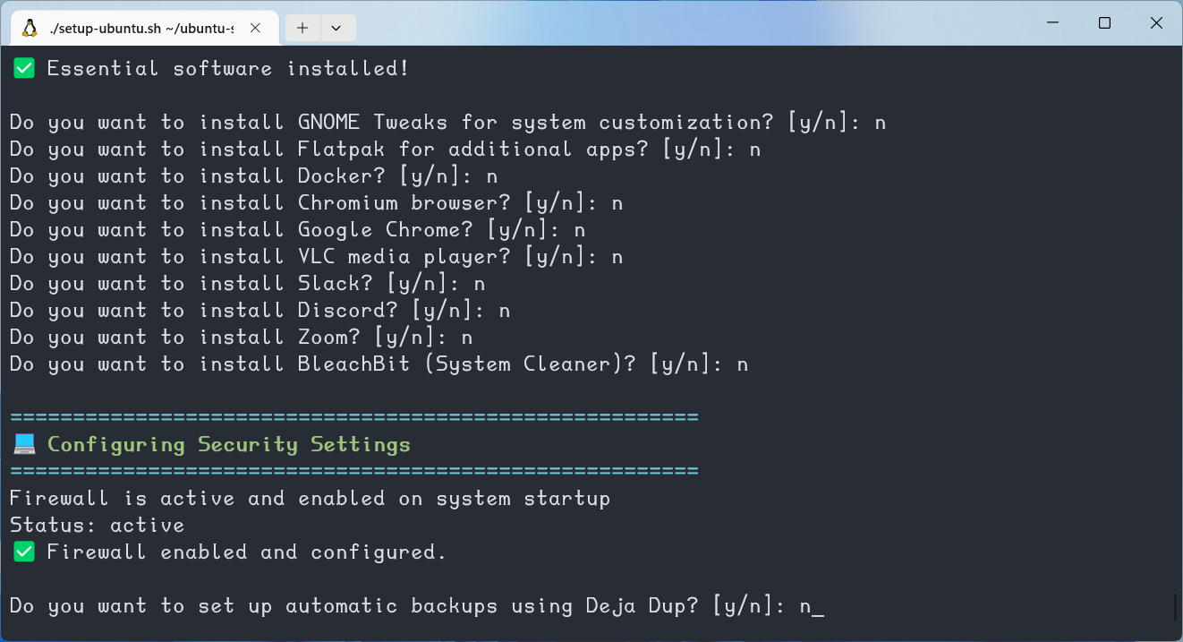 Ubuntu Post-Installation Script 3